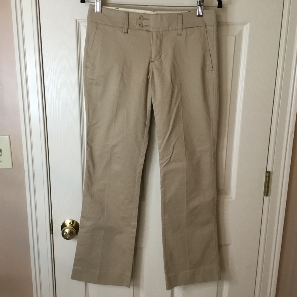 American Eagle Khaki Boot Jeans - Size 0